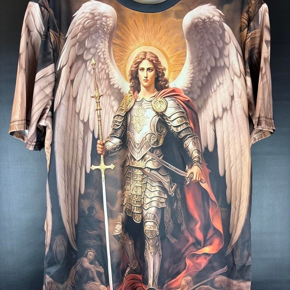Mens‎ Saint Michael the Archangel graphic tee